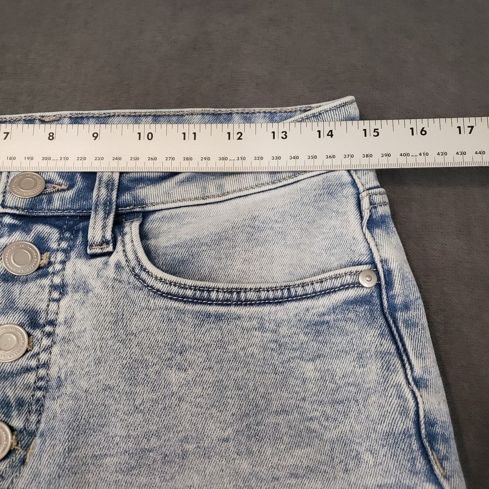 Lauren Conrad Jeans Womens Size 8 High Rise Skinny Button Fly Light Wash - Picture 3 of 9